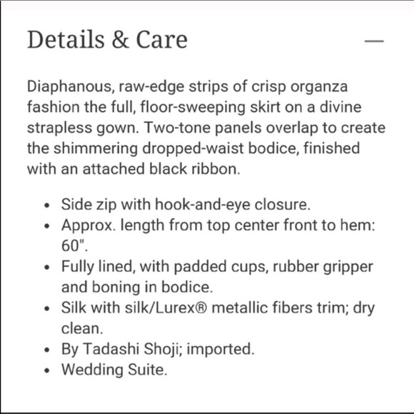 COPY - NEW Tadashi Shoji strapless ruffle chiffon gown - Picture 8 of 8